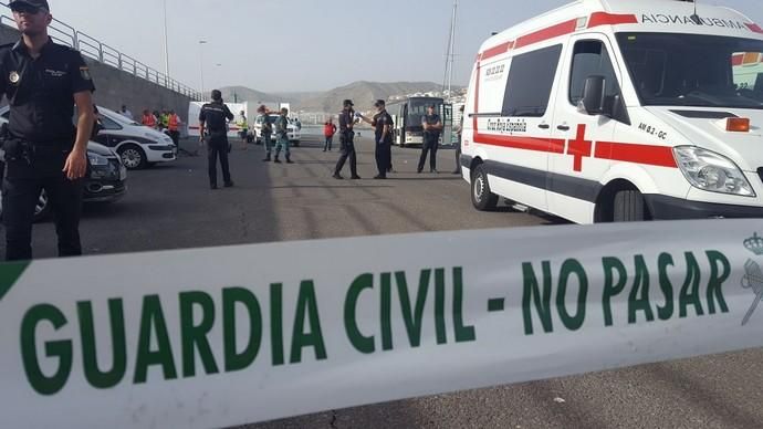 Arriba un cayuco con un centenar de ocupantes a Gran Canaria