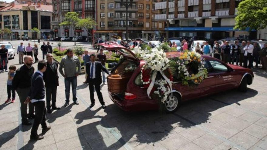 Funeral por Yago Lamela en Avilés