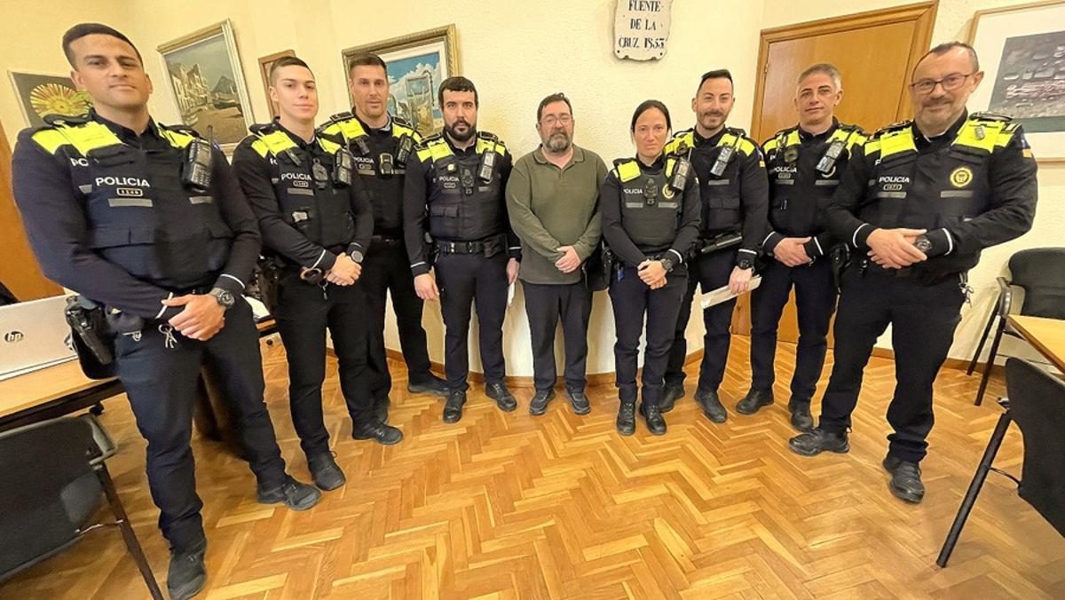 La presa de possessíó dels nous efectius de la Policia Local de Blanes.