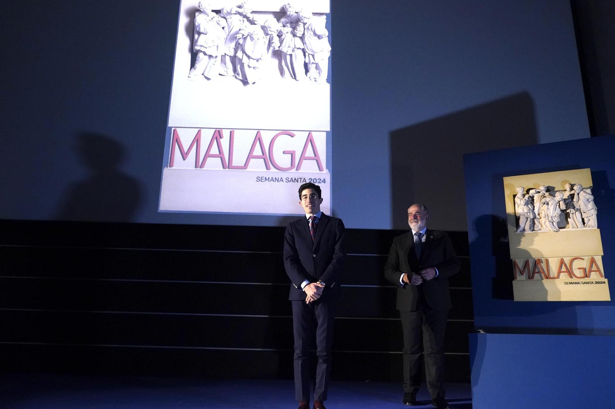 La presentación del cartel de la Semana Santa de Málaga 2024, en imágenes