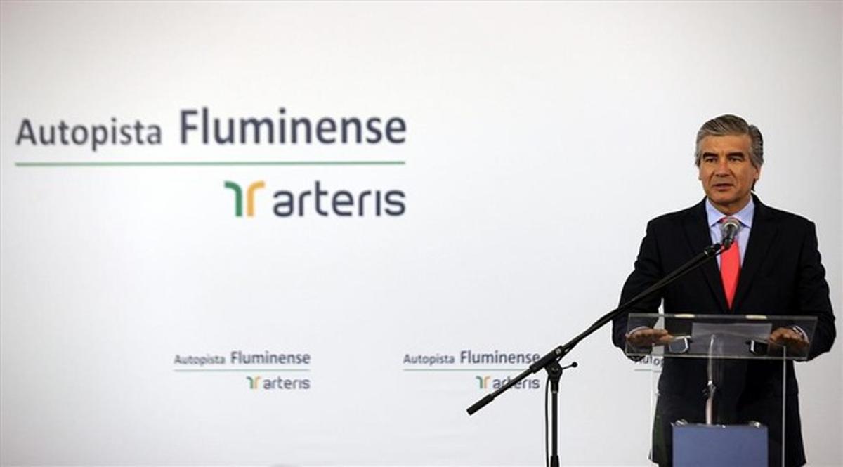 Francisco Reynés, conseller delegat d’Abertis, en un acte a Rio de Janeiro divendres passat, 6 de setembre. Francisco Reynés, conseller delegat d’Abertis, en un acte a Rio de Janeiro divendres passat, 6 de setembre.