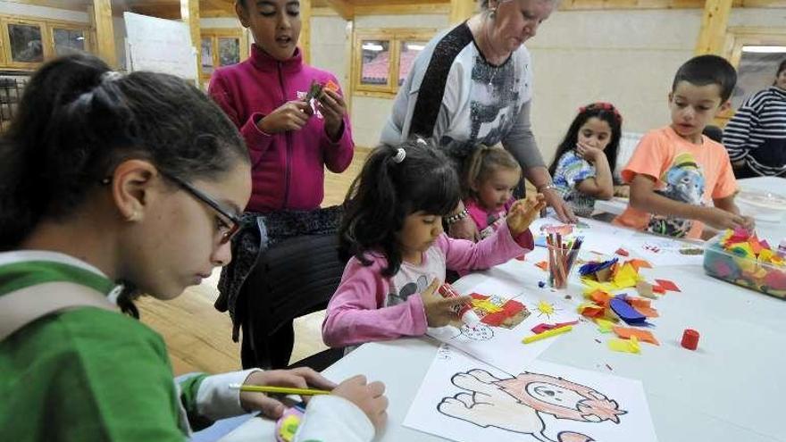 Niños participantes en los talleres de Intervalo.