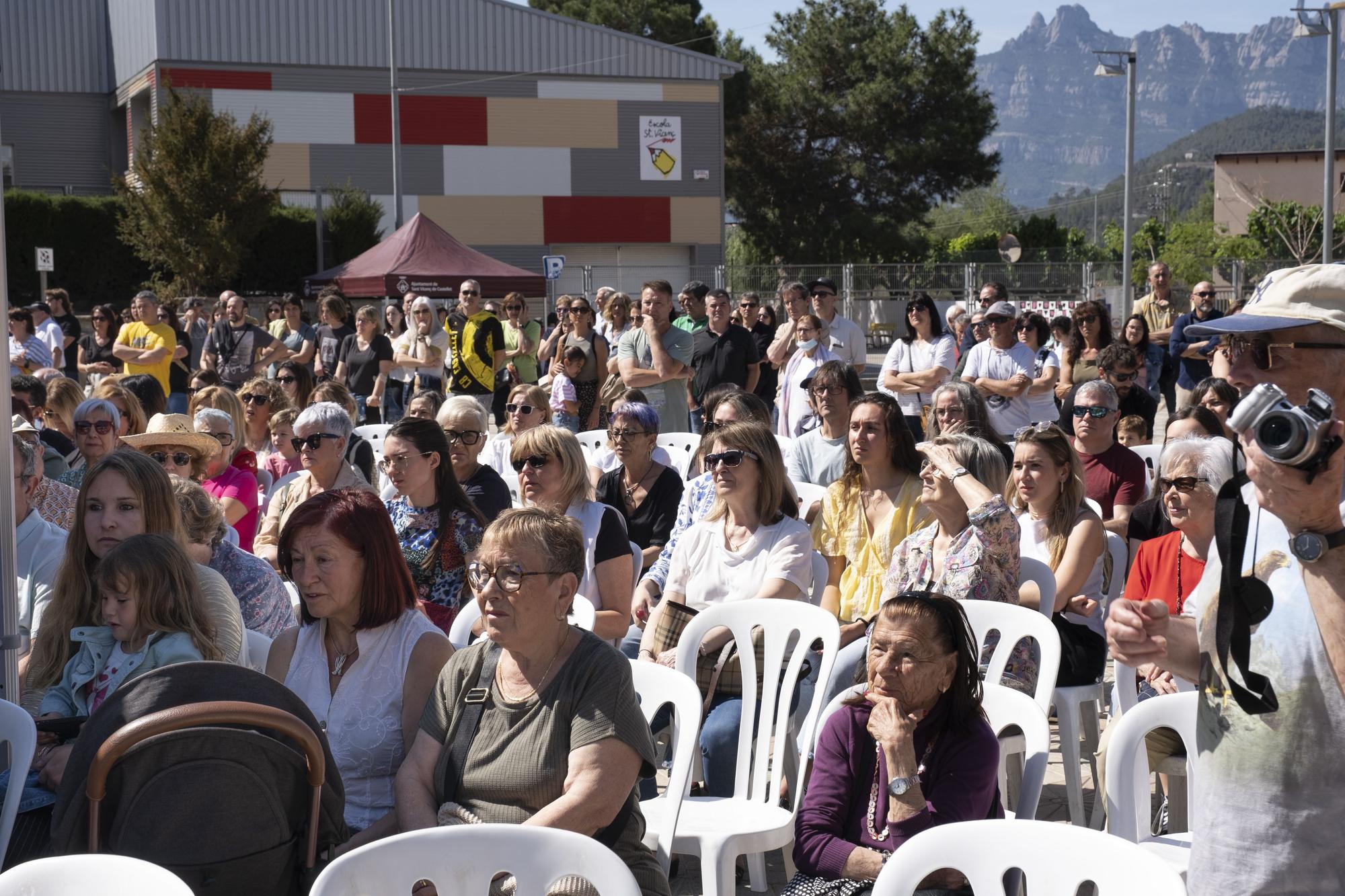 Centenars de persones acomiaden Oriol Sardà a Sant Vicenç de Castellet