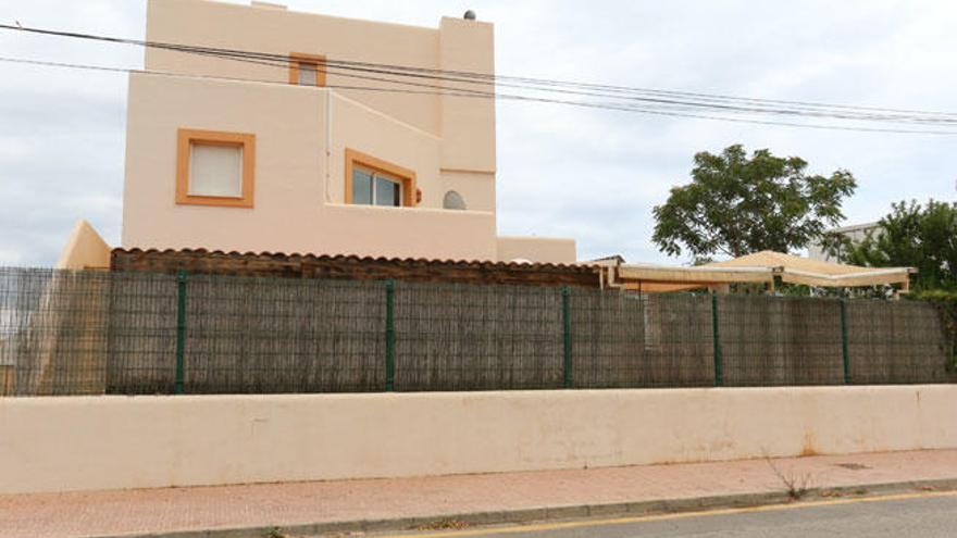 Vivienda en Caló d&#039;es Moro donde fueron detenidos los cabecillas