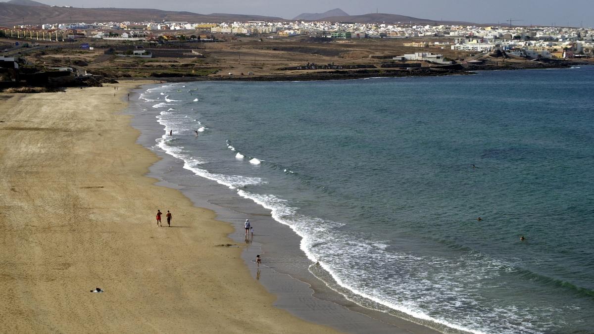 Playa Blanca, en Puerto del Rosario.