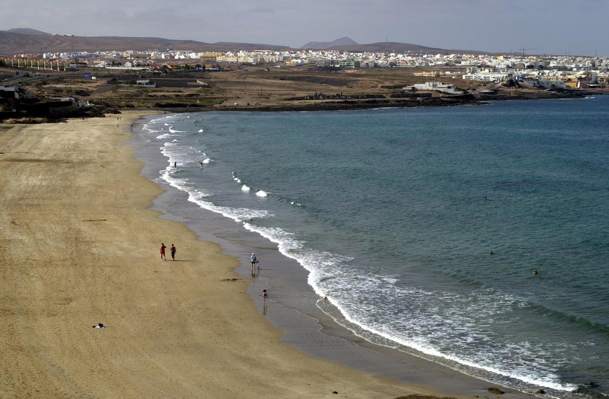 Playa Blanca, en Puerto del Rosario.