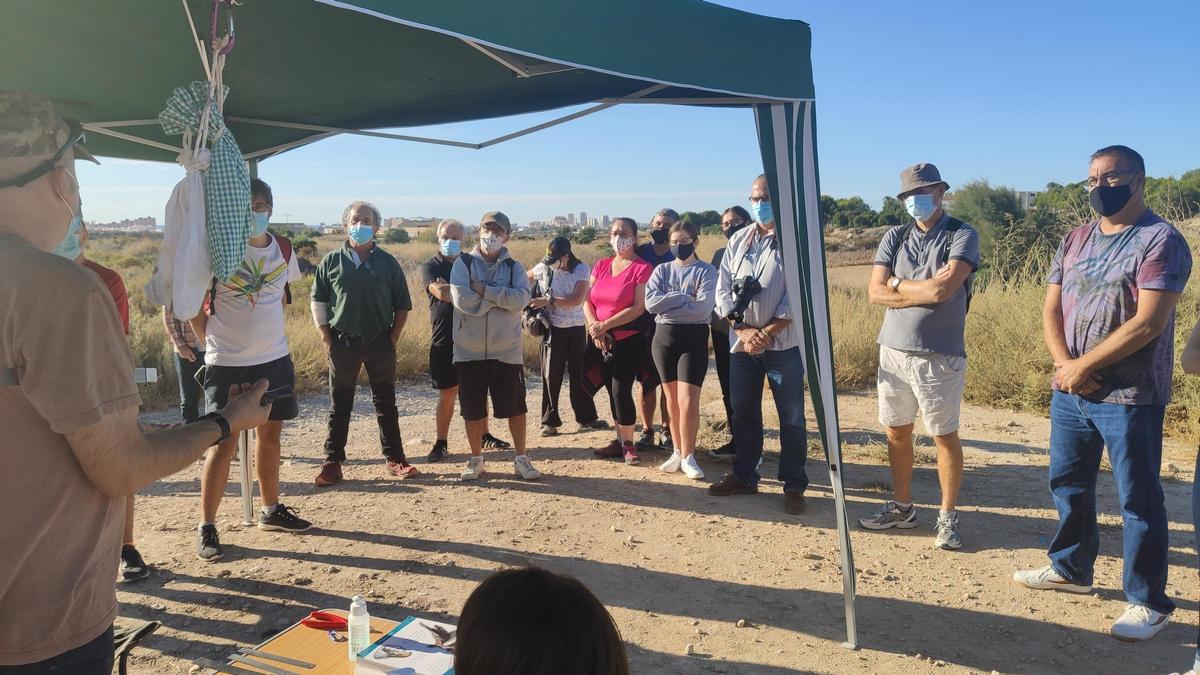 Jornada de anillamiento de aves en El Campello