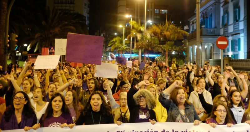 Manifestación contra la violencia machista