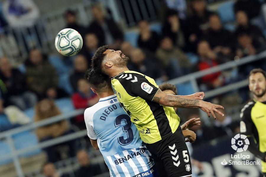 Partido del Málaga CF y el Tenerife en La Rosaleda.