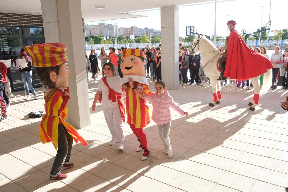 Los alumnos estuvieron encantados con la visita.