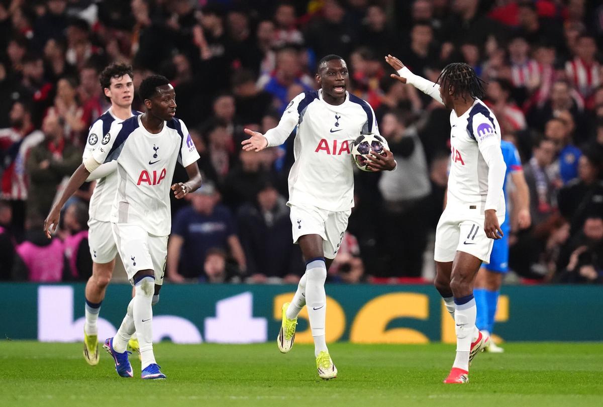 Champions League: Tottenham Hotspur - Atlético de Madrid.