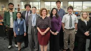 Fotograma de la versión australiana de The Office.