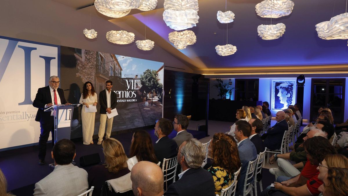 Jesús Cuartero, presidente de Essentially Mallorca, durante la gala celebrada en la finca Son Mir.