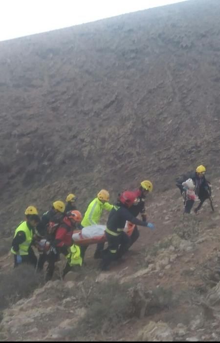 Un hombre muere al sufrir un accidente con un ala delta en Lanzarote