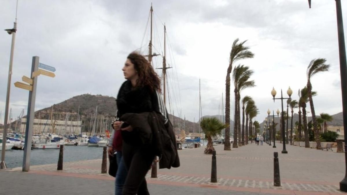 Viento en la costa de la Región