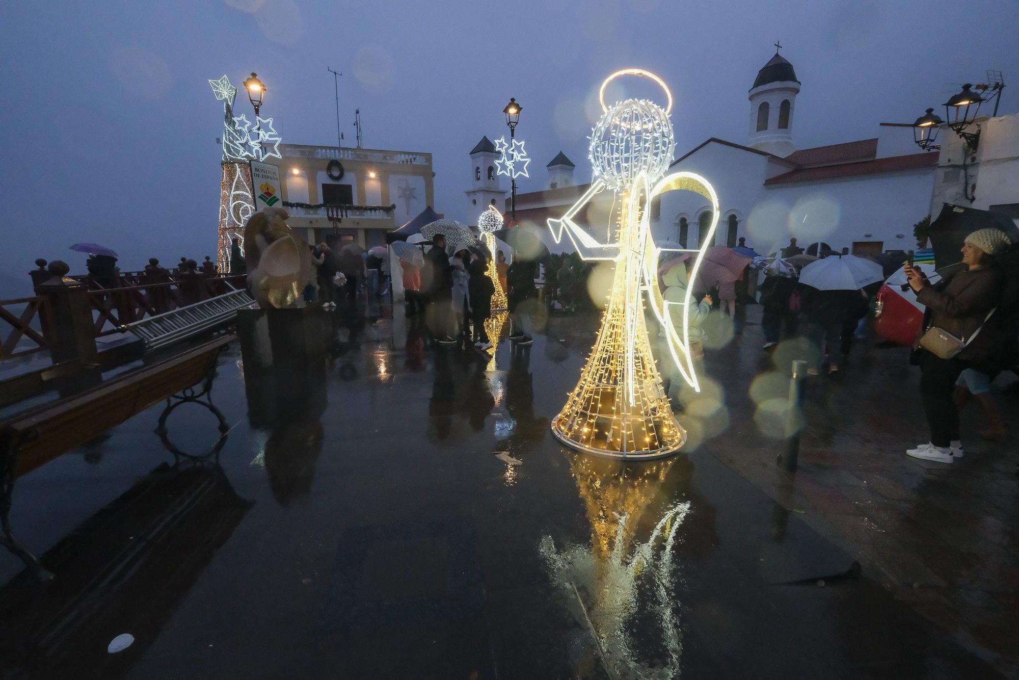 Encendido navideño de Tejeda