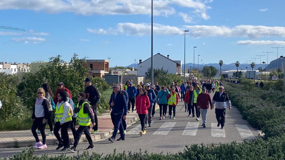 Ruta senderista organizada por la Mancomunitat La Costera-Canal el 23 de marzo