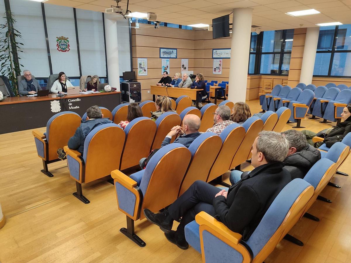 Un momento de la sesión de ayer.