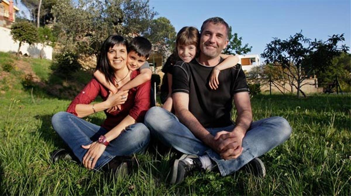 Familia Tormo Florencia, sus hijos les han hecho cambiar algunos hábitos