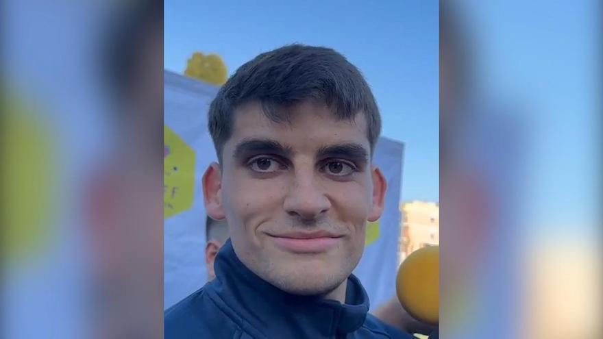 Gerard Martín, en la inauguración de la Cruyff Court: "Para mi cumpleaños pido ganarlo todo"