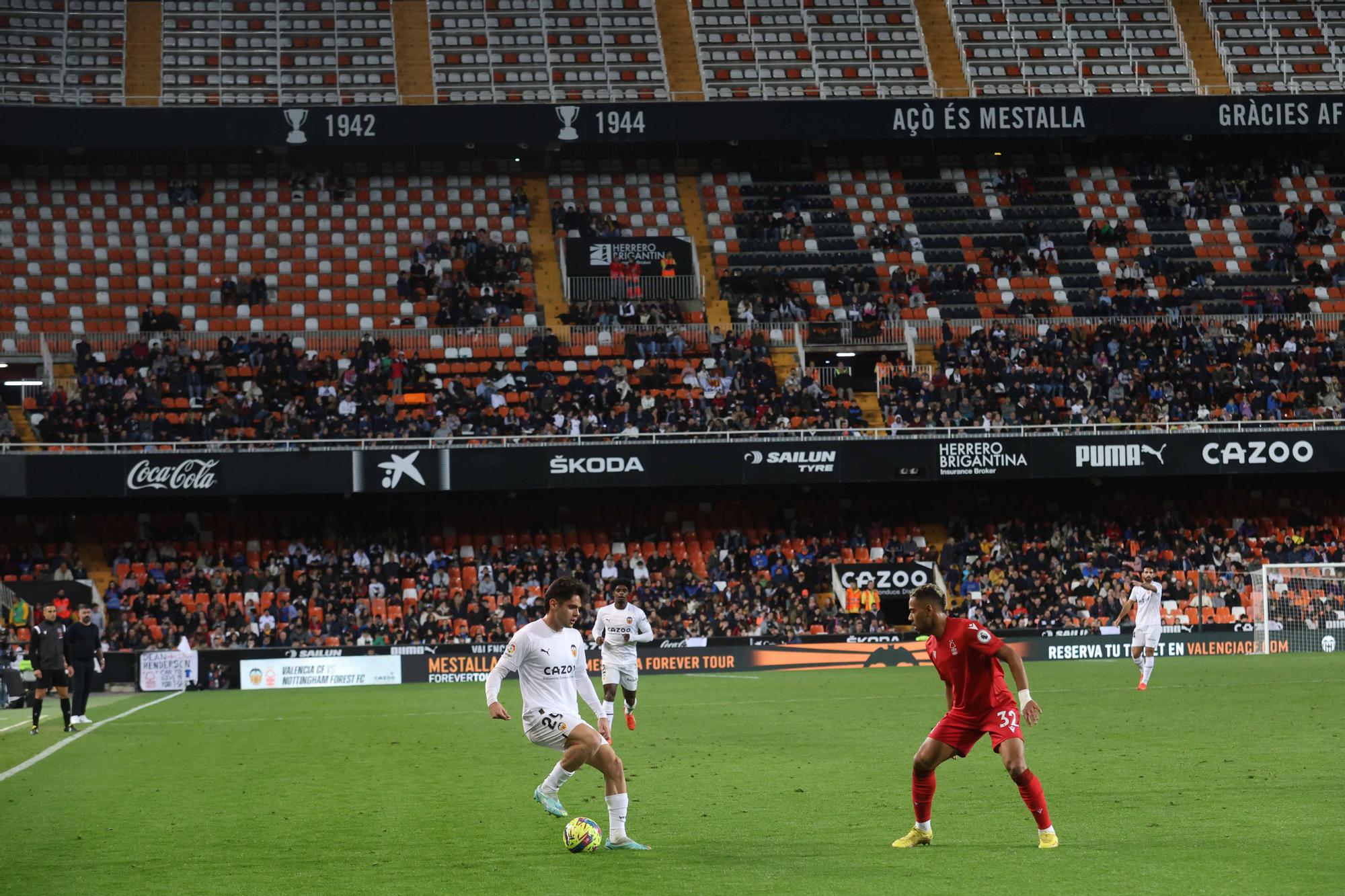 Valencia CF - Nottingham Forest en imágenes