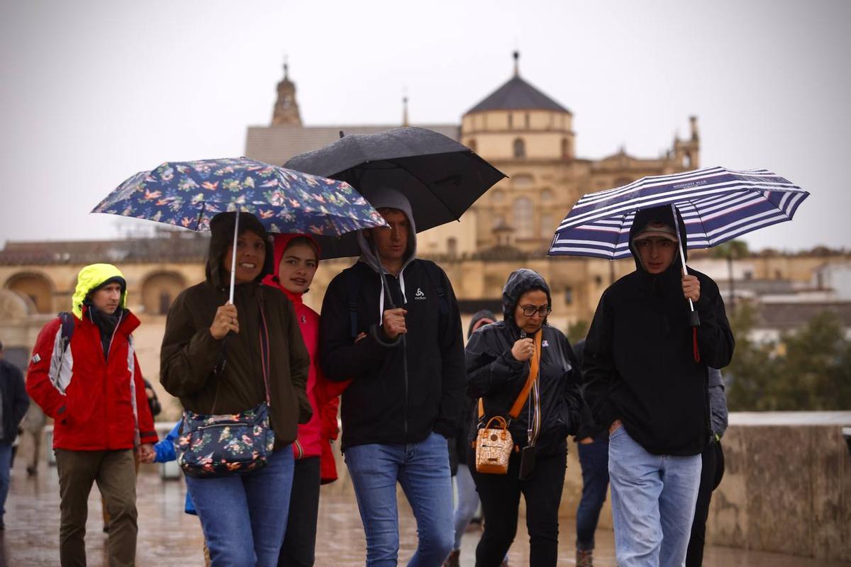 Jornada de lluvia en Córdoba.