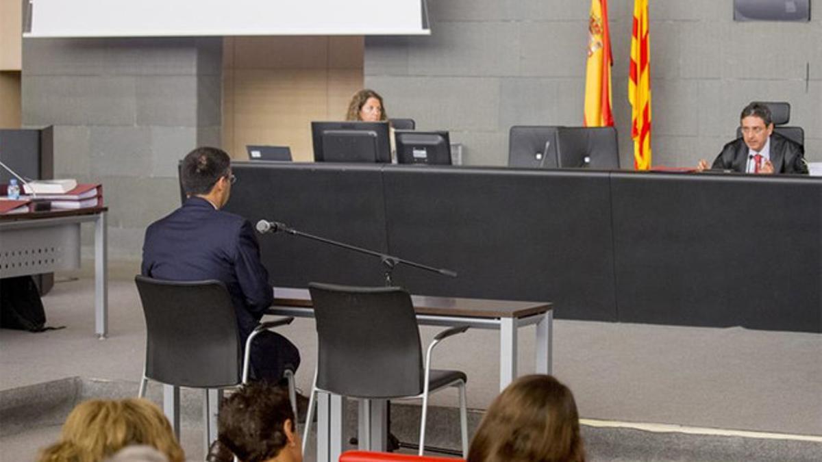 Bartomeu, durante el juicio