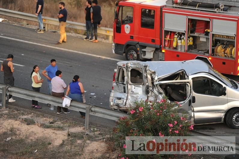 Grave accidente en Sangonera la Seca