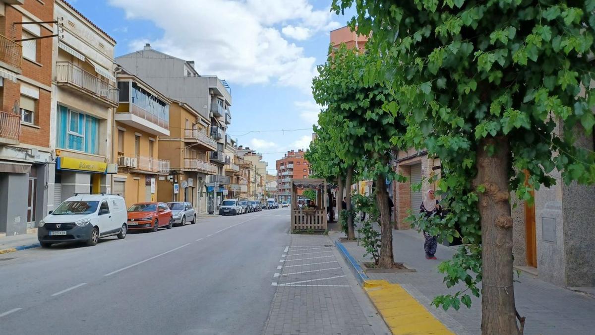 La carretera de Berga és la via principal i un eix neuràlgic del municipi de Navàs | ANNA COSTA