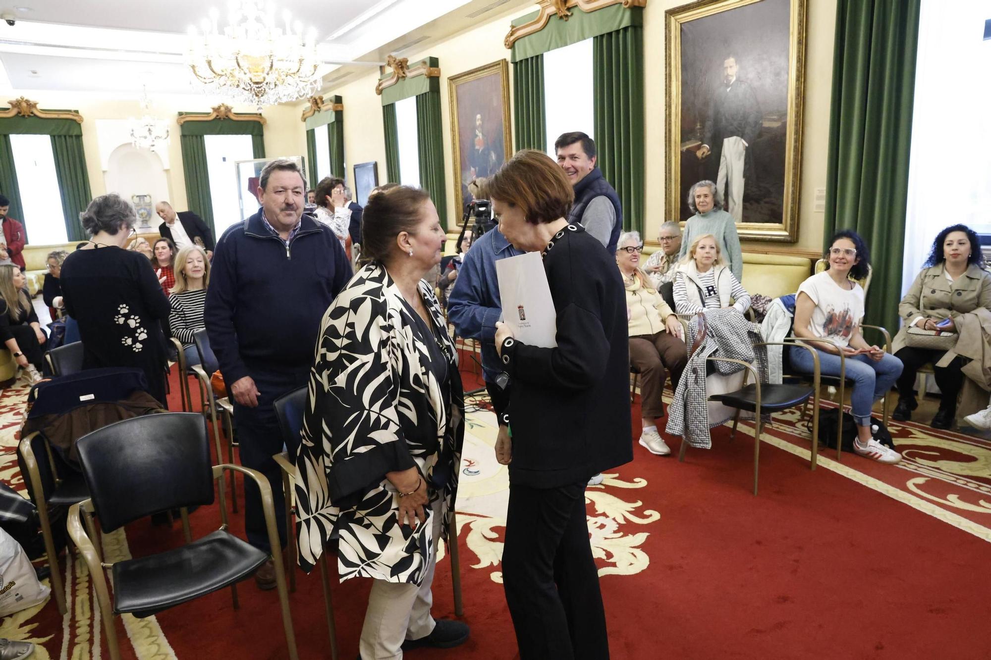El homenaje en Gijón a Adela Gabarri, en imágenes