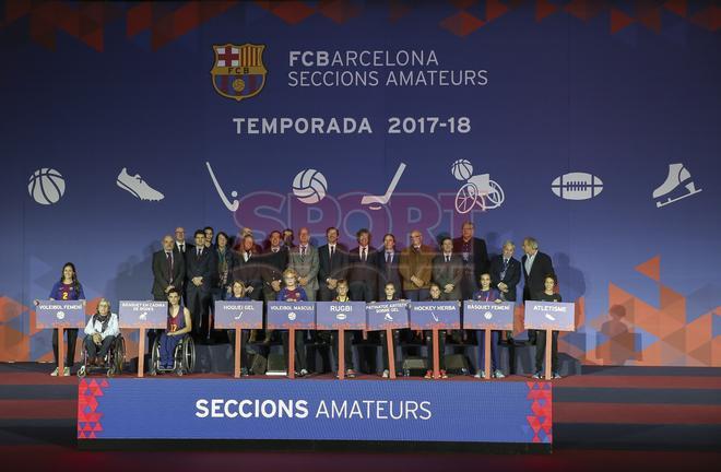 Presentación Secciones amateurs Fc Barcelona