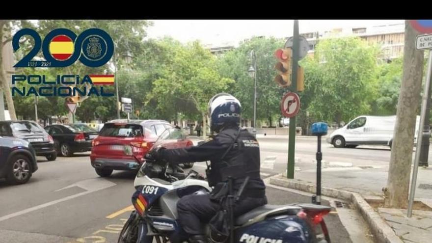 Arrestado por darse a la fuga tras arrollar a una motorista en Palma