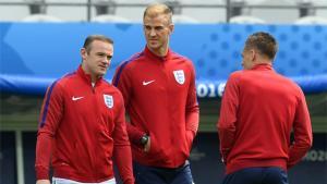 Rooney, en el entrenamiento de Inglaterra