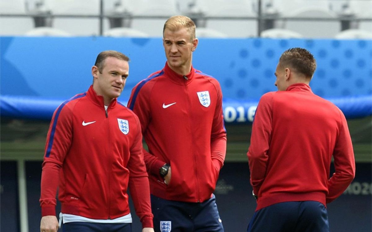 Rooney, en el entrenamiento de Inglaterra