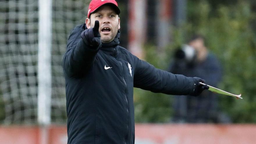 José Alberto, en un entrenamiento.