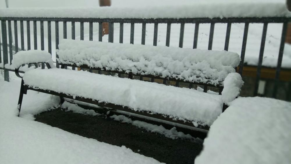 Ola de frío y nieve en Asturias