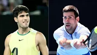 La reacción de Alcaraz y Djokovic a la victoria de Sinner