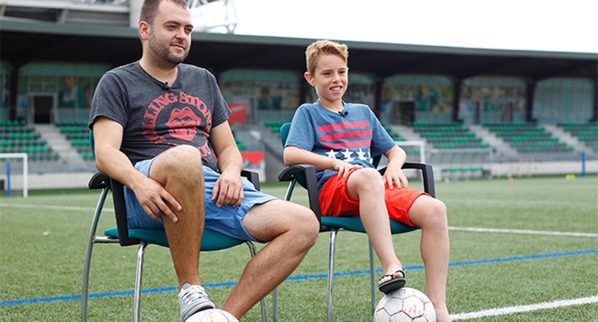 Luis Galindo y Gerard Fernández valoran el éxito en la Danone Nations Cup