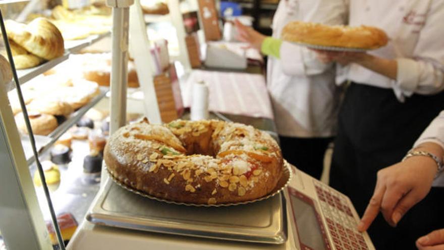 Un típico roscón de Reyes.