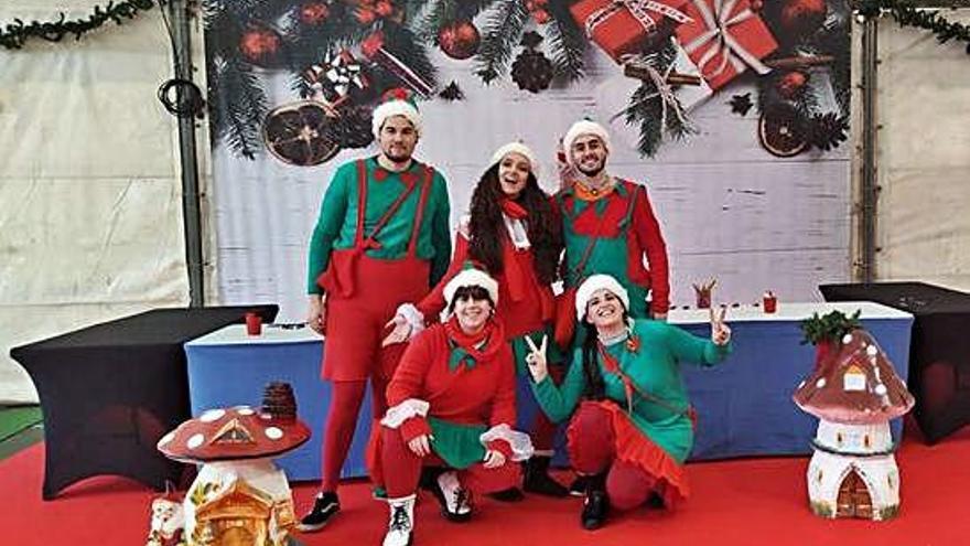 Participantes en las Carpas de Nadal de Culleredo.