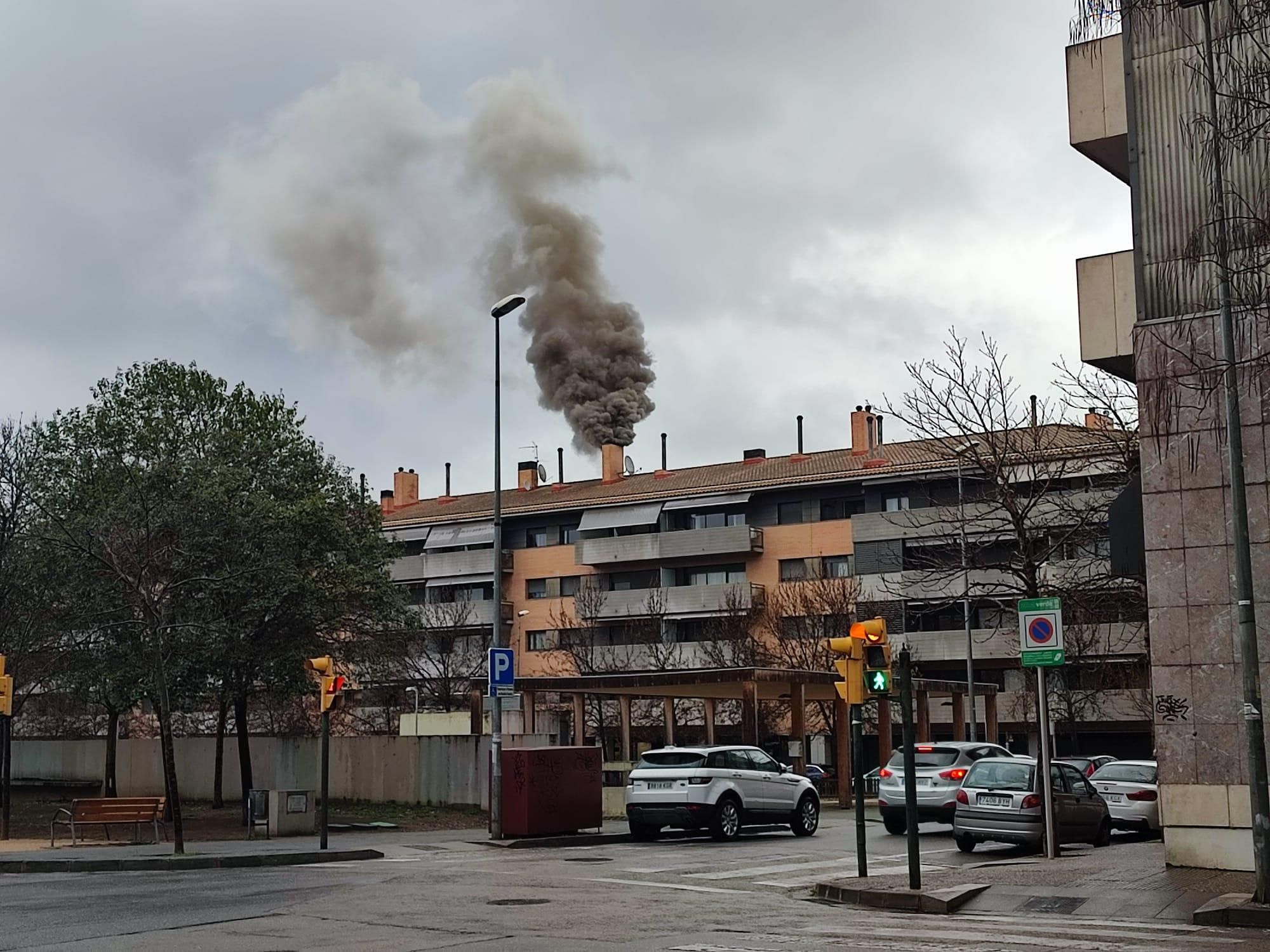 Incendi en un restaurant de Girona