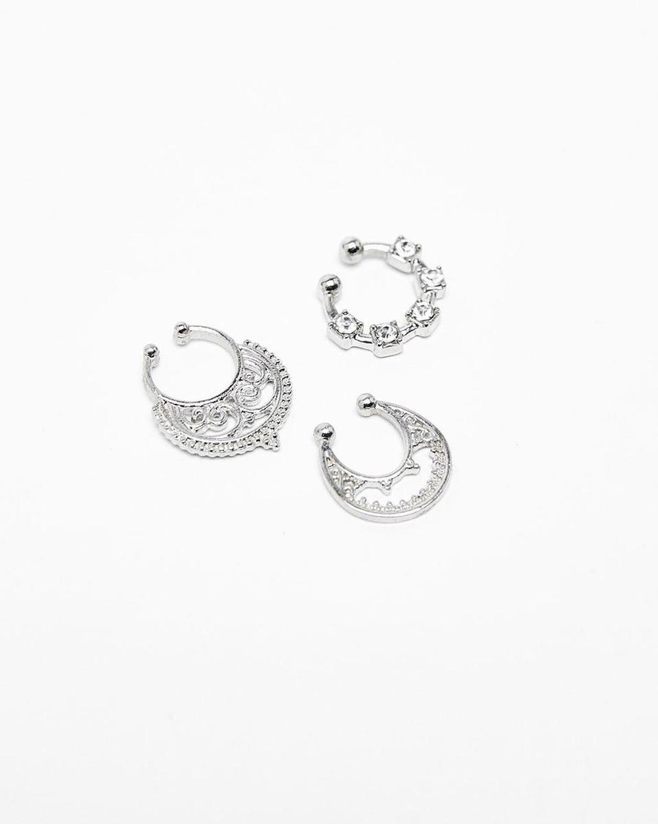 Set de tres septum de Bershka