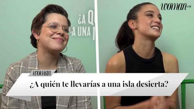 María Pedraza y Andrea Ros hablan de la película ''¿A quién te llevarías a una isla desierta?''