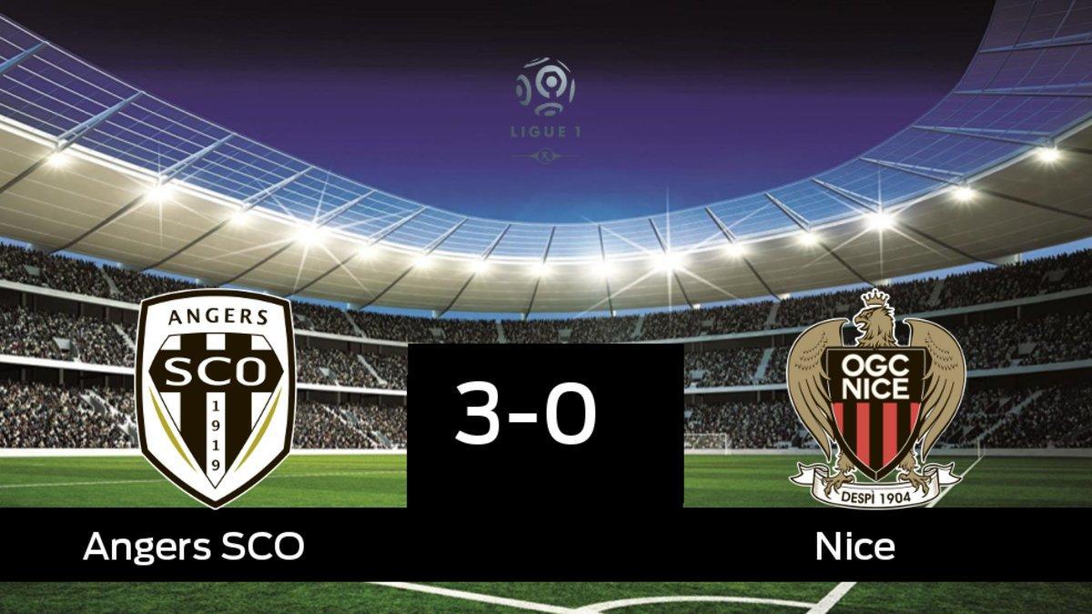 El Angers SCO derrotó al Nice por 3-0