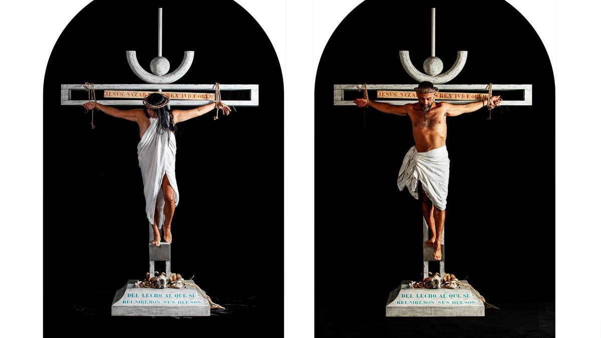 La propuesta del escultor Mauricio Pérez para 'Iconografía de otra cruz'