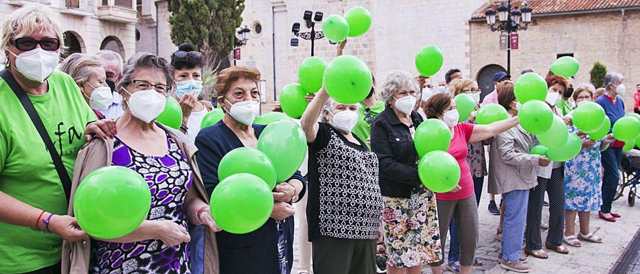 Gandia  Afa la Safor conmemora el  Dia Mundial  de l’Alzheimer | ÀLEX OLTRA