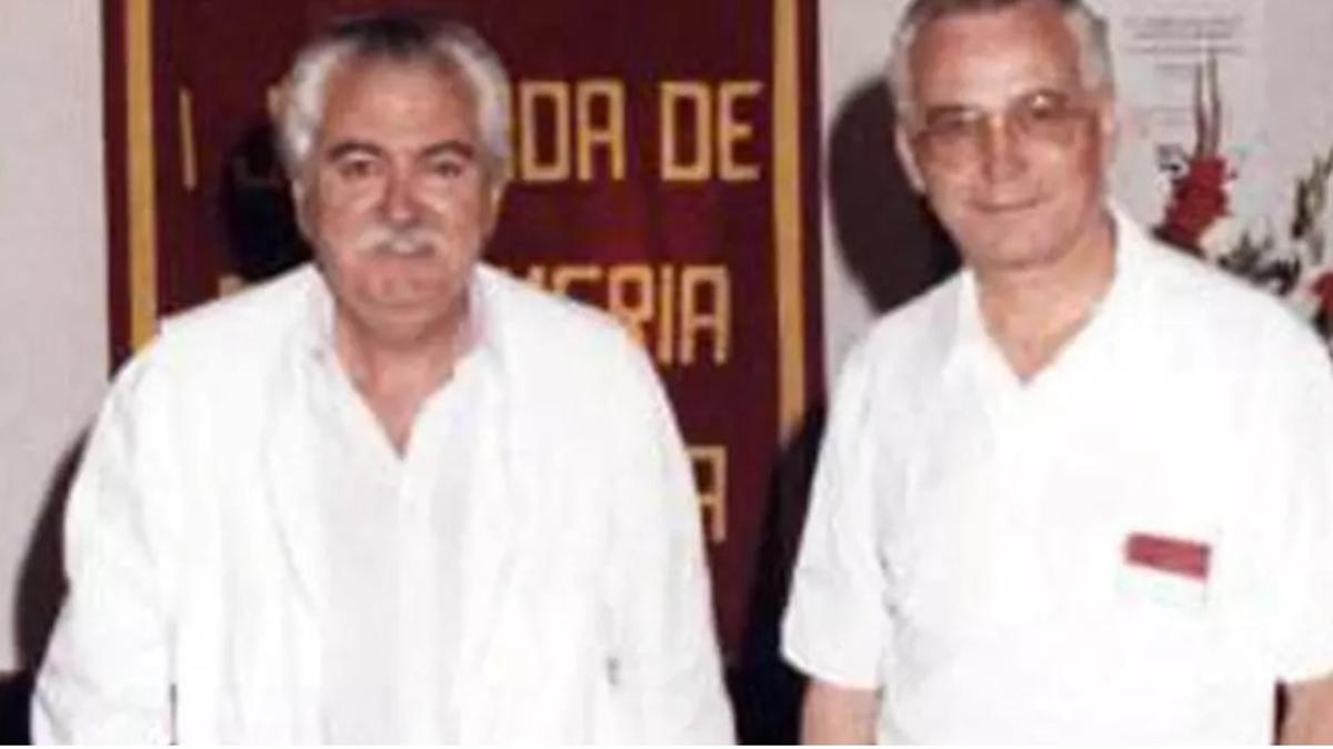 Vicente Chuliá y su amigo Ricardo