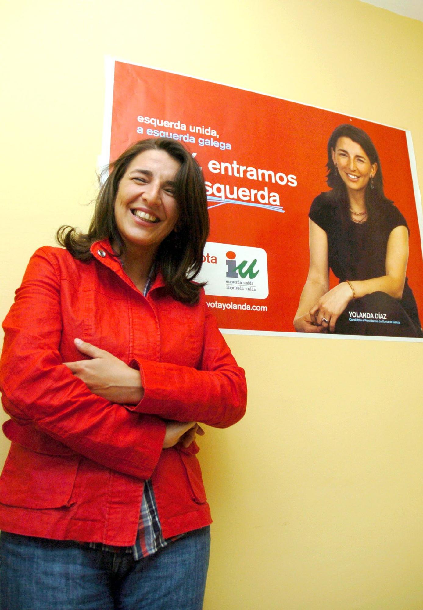 En 2005,  en Galicia, cuando era líder de Esquerda Unida