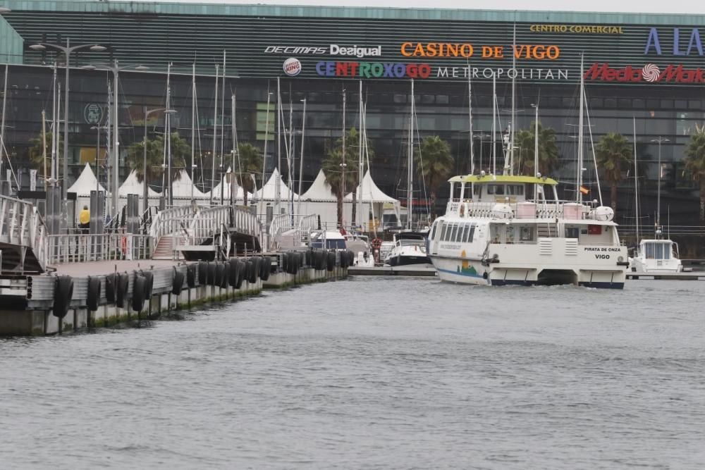 El transporte de ría también se vio afectado