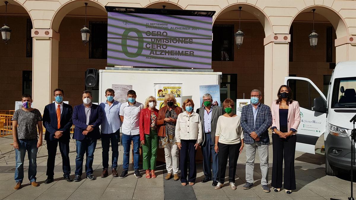 Acto en Huesca por el Día Mundial del Alzheimer